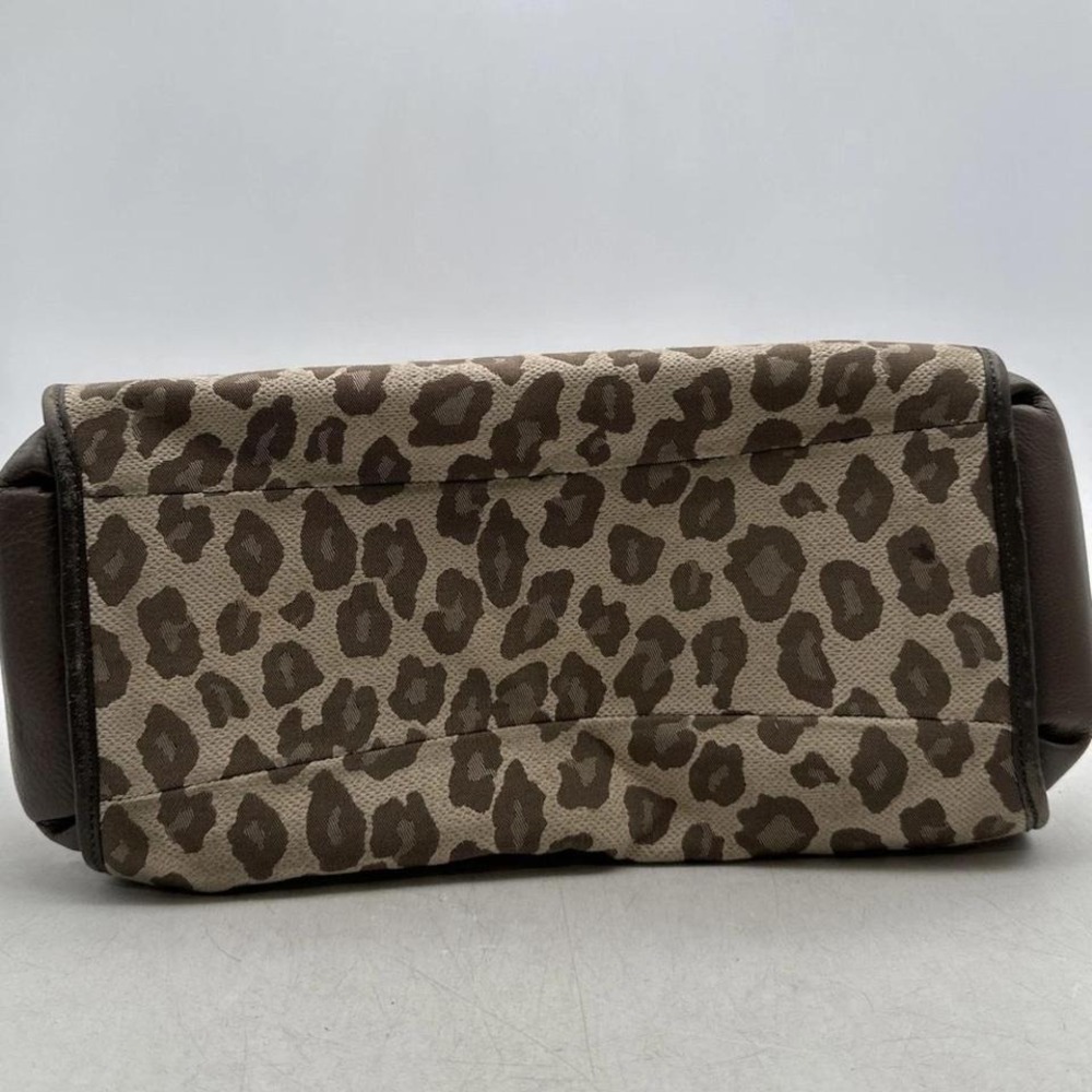 Y2K Coach brown multi/ brown leopard print shoulder bag Super cute! - Picture 3 of 8